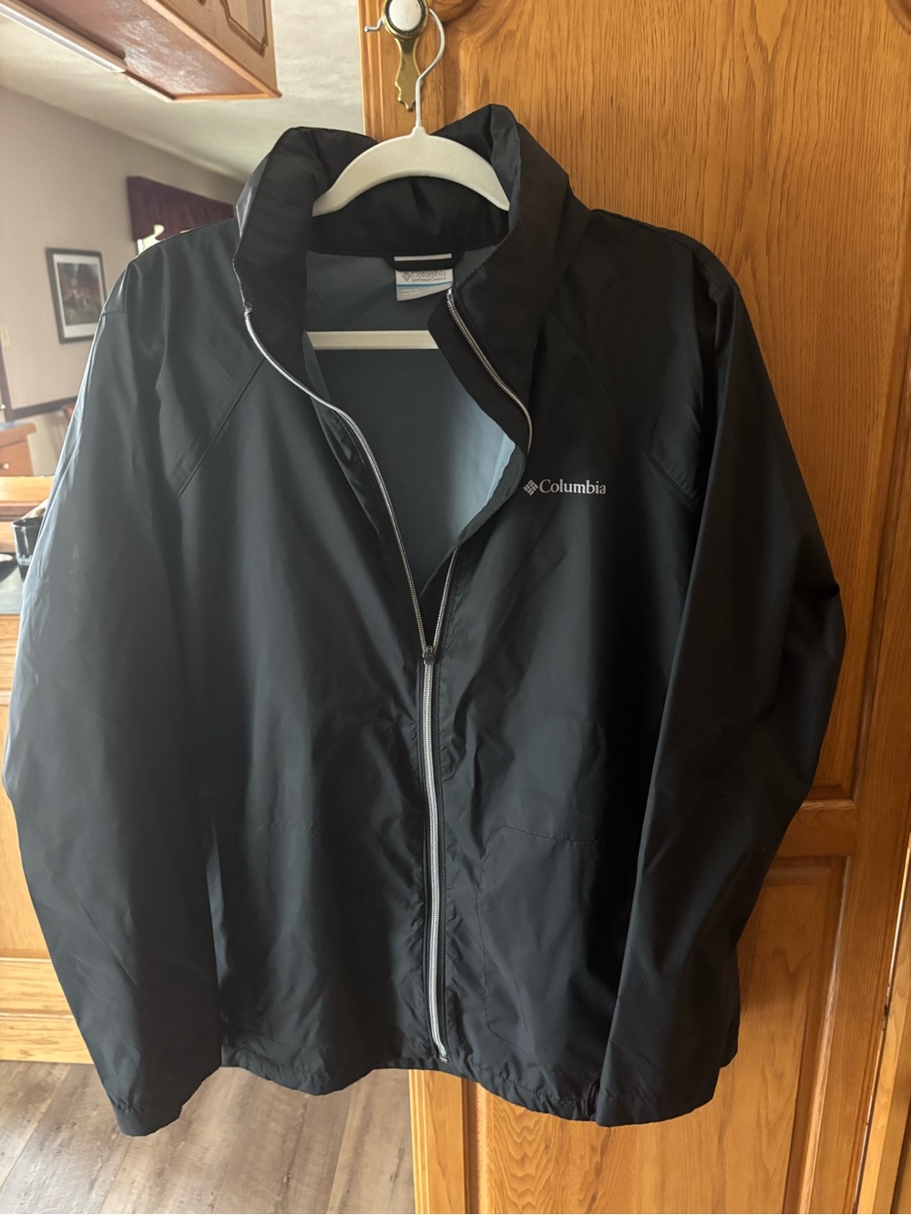 Columbia Black Men's Lightweight Raincoat